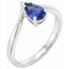 Afbeelding in Gallery-weergave laden, Diamanten Sieraden Peer Ceylon Saffier Jubileumring 1,25 Karaat
