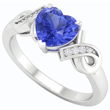 Afbeelding in Gallery-weergave laden, echte round saffier 1.75karaat ring close-up detail