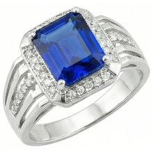 Afbeelding in Gallery-weergave laden, echte emerald smaragd 3.50karaat ring vooraanzicht