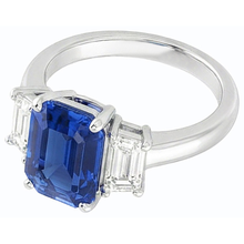 Afbeelding in Gallery-weergave laden, echte diamant 2karaat ring close-up detail
