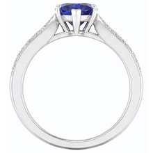 Afbeelding in Gallery-weergave laden, echte round diamant 2.50karaat ring profielweergave