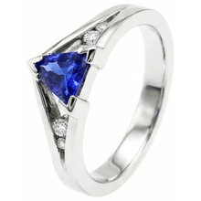 Afbeelding in Gallery-weergave laden, echte round diamant 1.25karaat ring close-up detail