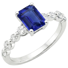 Afbeelding in Gallery-weergave laden, echte round diamant 4.50karaat ring zijaanzicht