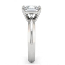 Afbeelding in Gallery-weergave laden, echte princess diamant 0.75karaat ring close-up detail