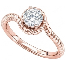 Afbeelding in Gallery-weergave laden, Diamanten solitaire verlovingsring rosé goud 1,75 karaat
