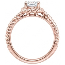 Afbeelding in Gallery-weergave laden, Diamanten solitaire verlovingsring rosé goud 1,75 karaat