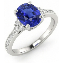 Afbeelding in Gallery-weergave laden, echte round diamant 3.50karaat ring close-up detail