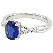 Afbeelding in Gallery-weergave laden, echte round diamant 3karaat ring profielweergave