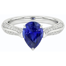 Afbeelding in Gallery-weergave laden, echte round diamant 3karaat ring profielweergave
