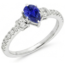 Afbeelding in Gallery-weergave laden, echte round diamant 2.50karaat ring zijaanzicht