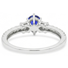 Afbeelding in Gallery-weergave laden, echte round diamant 2.50karaat ring op wit