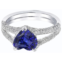 Afbeelding in Gallery-weergave laden, echte round diamant 4karaat ring close-up detail