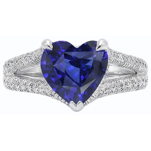 Afbeelding in Gallery-weergave laden, echte round diamant 4karaat ring op wit