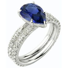 Afbeelding in Gallery-weergave laden, echte round diamant 3.50karaat ring bovenaanzicht