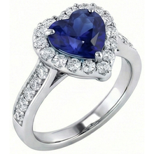 Afbeelding in Gallery-weergave laden, echte round diamant 4karaat ring zijaanzicht