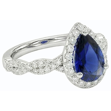 Afbeelding in Gallery-weergave laden, echte round diamant 4karaat ring profielweergave