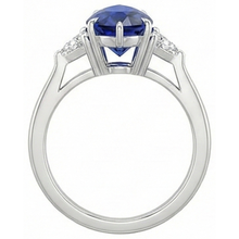 Afbeelding in Gallery-weergave laden, echte pear diamant 2.50karaat ring op wit