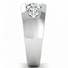 Afbeelding in Gallery-weergave laden, Drie Stenen Heren Ring Laboratorium Gekweekt Ronde Diamanten 14K Goud