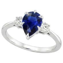 Afbeelding in Gallery-weergave laden, echte round diamant 3karaat ring close-up detail