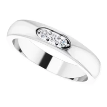 Afbeelding in Gallery-weergave laden,  Drie-Stenen Echt Diamanten Herenring 0,50 Karaat Witgouden Sieraden Nieuw