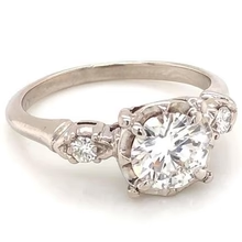 Afbeelding in Gallery-weergave laden, Drie-Stenen Verlovingsring 2,60 Karaat Echt Diamant 4 Griffen Instelling Vrouwen Sieraden