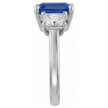 Afbeelding in Gallery-weergave laden, echte diamant 2.50karaat ring profielweergave