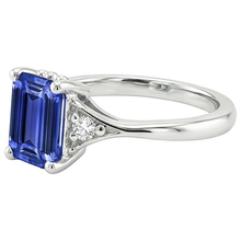 Afbeelding in Gallery-weergave laden, echte round smaragd 3.50karaat ring profielweergave