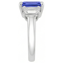 Afbeelding in Gallery-weergave laden, echte diamant 3karaat ring close-up detail