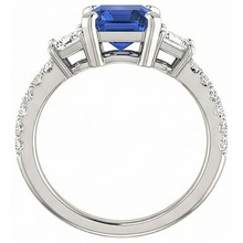 Afbeelding in Gallery-weergave laden, echte round diamant 4.50karaat ring profielweergave