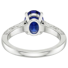 Afbeelding in Gallery-weergave laden, echte round diamant 2.25karaat ring bovenaanzicht