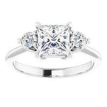 Afbeelding in Gallery-weergave laden, echte round diamant 2.25karaat ring vooraanzicht