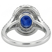 Afbeelding in Gallery-weergave laden, Natuurlijke Saffier Ring 11.25ct - Witgoud 14K