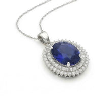 Afbeelding in Gallery-weergave laden, echte round diamant 4.75karaat hanger zijaanzicht