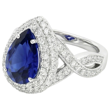 Afbeelding in Gallery-weergave laden, echte round diamant 6.50karaat ring bovenaanzicht