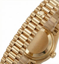 Afbeelding in Gallery-weergave laden, Dubbele rij diamanten wijzerplaat Rolex voorzitter Stijl horlogering goud Datumjust