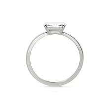 Afbeelding in Gallery-weergave laden, Eagle Claw Gaffel Emerald Cut Solitaire Echt Diamond Classic Ring