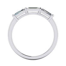 Afbeelding in Gallery-weergave laden, Echt Diamant Peervormige Trouwring Set 2,85 Karaat Met Baguettes