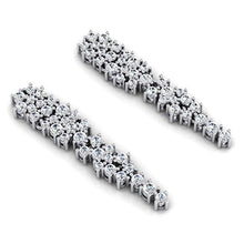 Afbeelding in Gallery-weergave laden, echte round diamant 1.50karaat oorbel zijaanzicht