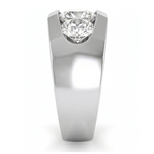 Afbeelding in Gallery-weergave laden, Echt Diamanten Ring Voor Heren 3 Steen Goud 2 Karaat
