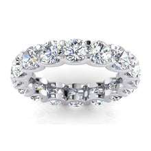 Afbeelding in Gallery-weergave laden, Echt Diamond Eternity bruiloft gouden band 4 karaat 4,1 mm