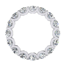 Afbeelding in Gallery-weergave laden, Echt Diamond Eternity bruiloft gouden band 4 karaat 4,1 mm