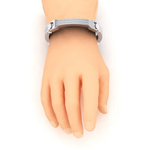 Afbeelding in Gallery-weergave laden, Echt Prinses Diamant Grote Gouden Herenarmband Zwaar 6 mm Dik 16 Karaat
