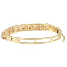 Afbeelding in Gallery-weergave laden, Echt Bloemblaadje Stijl Geel Gouden Armband 3,30 Karaat Sieraden