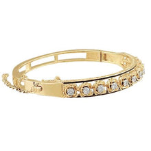 Afbeelding in Gallery-weergave laden, Echt Bloemblaadje Stijl Geel Gouden Armband 3,30 Karaat Sieraden