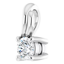 Afbeelding in Gallery-weergave laden, Echt Diamant Solitaire Hanger 2,50 Karaat Witgoud 14K