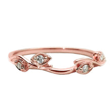 Afbeelding in Gallery-weergave laden, Echt Diamanten Band 0,20 Karaat Roségoud 14K Fancy Sieraden
