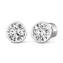 Afbeelding in Gallery-weergave laden, GIA-gecertificeerd Echte Echt Diamanten Dames Oorknopjes 2.40 Karaat Witgoud