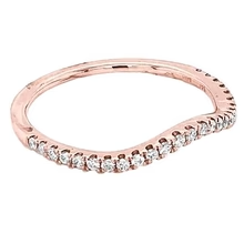 Afbeelding in Gallery-weergave laden, Echt Diamanten Jubileumband 1 Karaat Roségoud 14K Damessieraden Nieuw