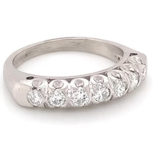 Afbeelding in Gallery-weergave laden, Echt Diamanten Jubileumband 1,40 Karaat F VS1 Witgouden Sieraden Nieuw