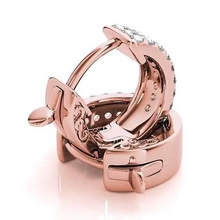 Afbeelding in Gallery-weergave laden, Echt Diamanten Oorringen Rosé Goud 2,40 Karaat